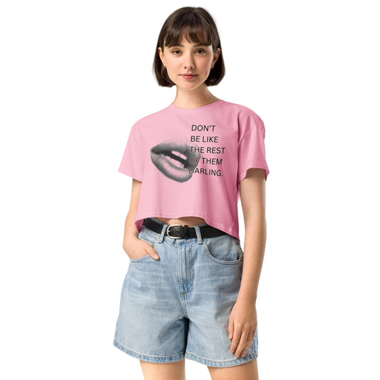 DEAL OF THE DAY "Darling" Crop Top Tee