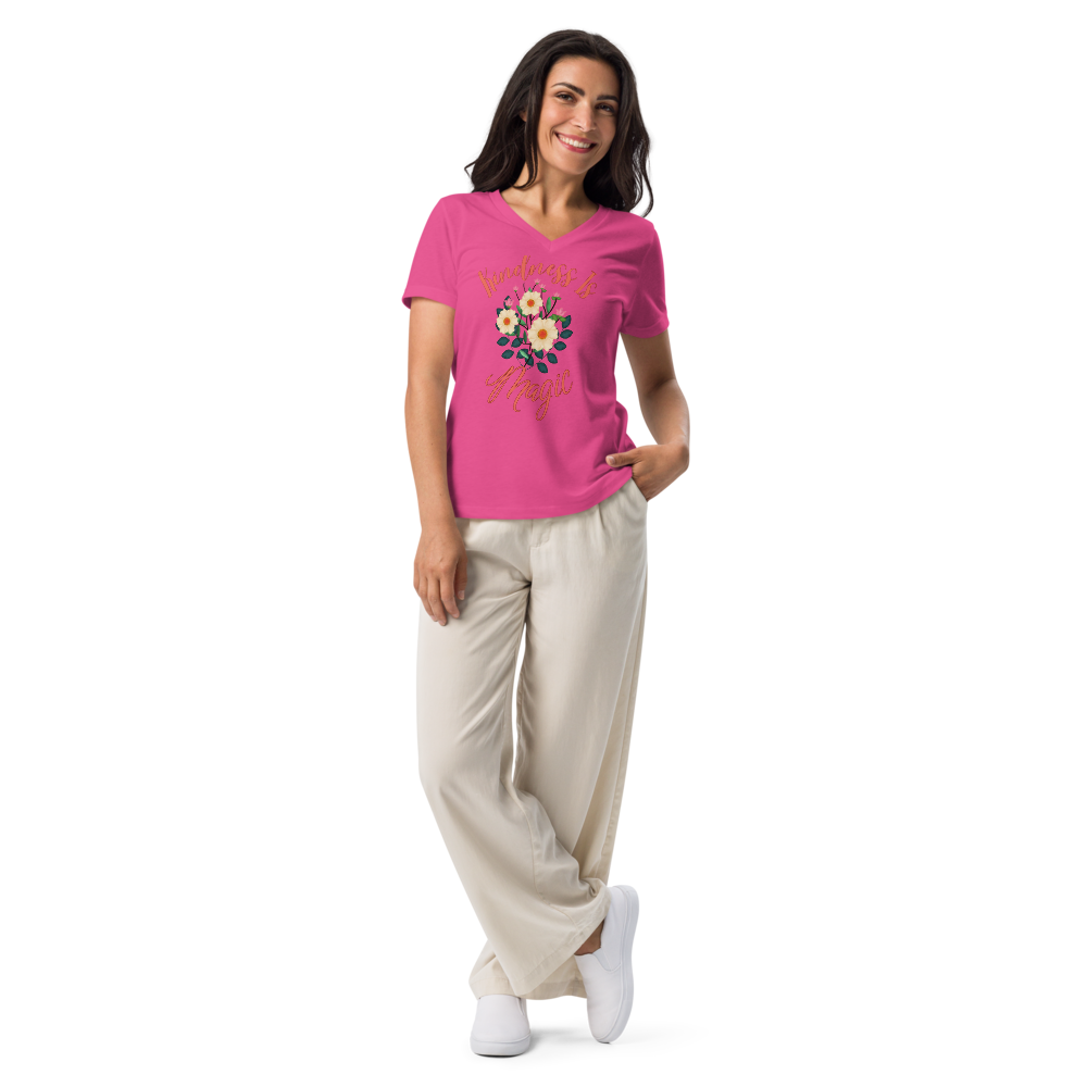 Kindness is Magic Tee In Berry