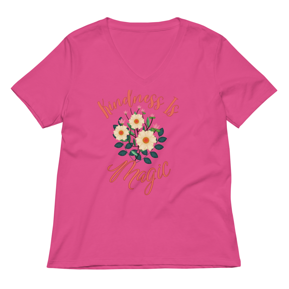 Kindness is Magic Tee In Berry