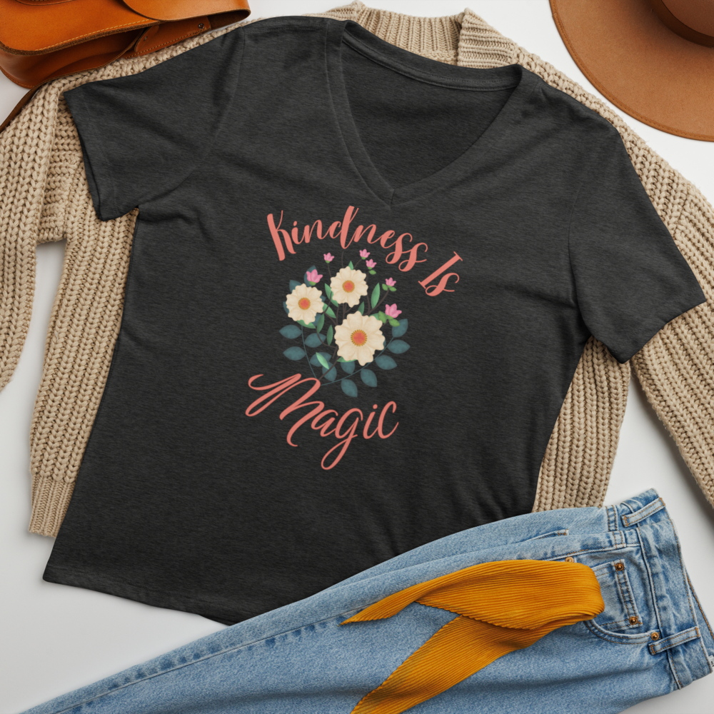 Kindness is Magic Tee In Heather Grey