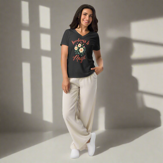 Kindness is Magic Tee In Heather Grey