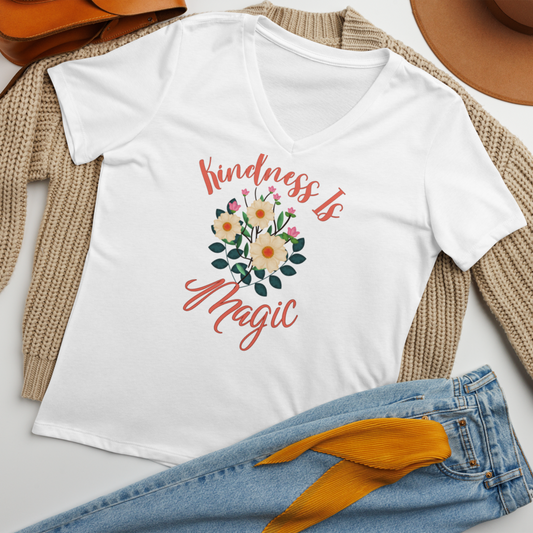 Kindness is Magic Tee In White